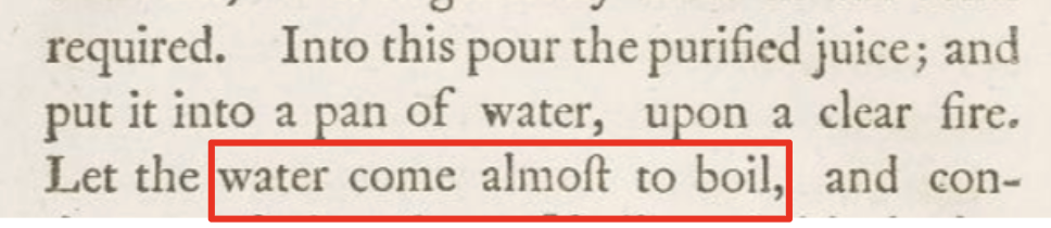 Lind on preserving citrus on long voyage as a boiled "rob"